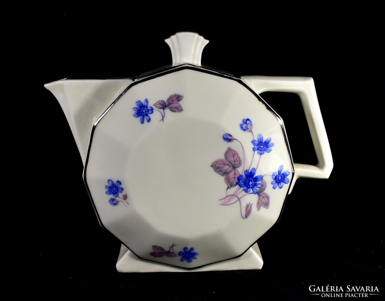 Art deco Limoges porcelain teapot!