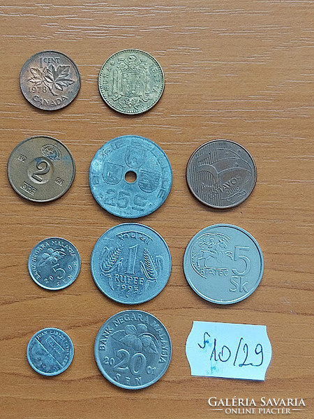 Mixed coins 10 s10/29