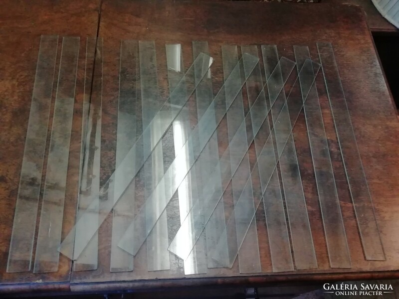 Retro showcase door glass strips, 16 pcs