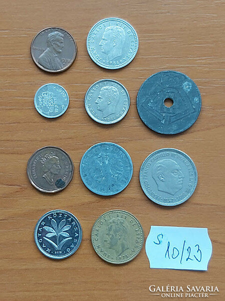 Mixed coins 10 pieces s10/23