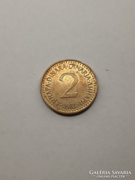 Yugoslavia 2 dinars 1983