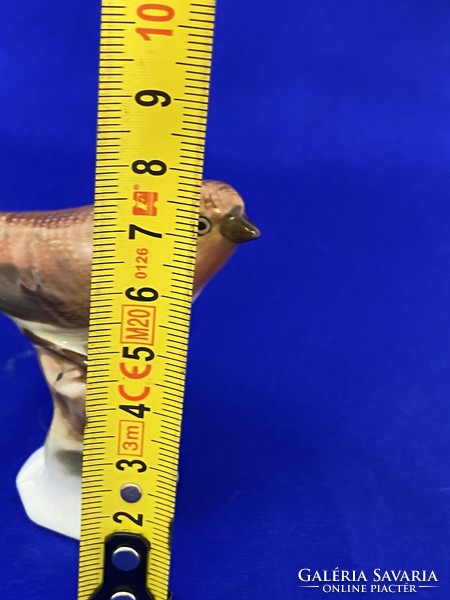 Cuki kis méretű Herendi porcelán madár- Fülemüle, rigó ?  (8cm) - CZ