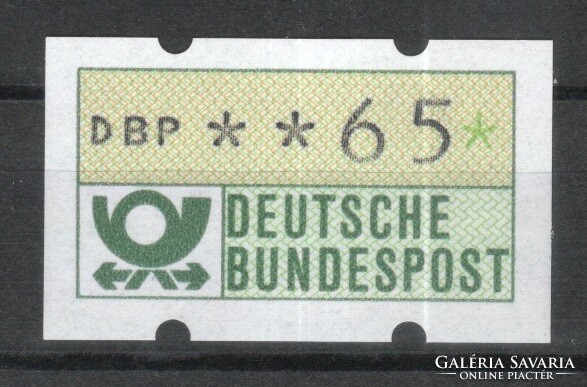 Automatic stamps 0030 (German) mi automatic 1 postal clear 65 pfg. 1.50 euros