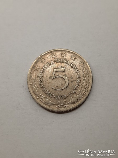 Yugoslavia 5 dinars 1973