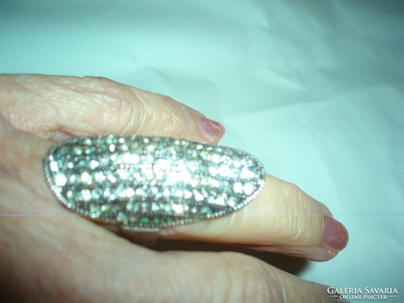 Vintage large silver ring