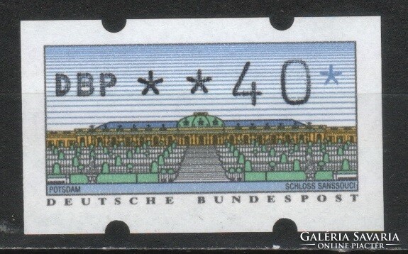 Autómata bélyegek 0035 (Német) Mi autómata 2  1.1 postatiszta  40 Pfg.   1,50 Euró