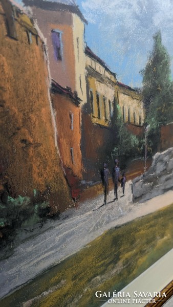 László T. Varga - Pécs barbican painting