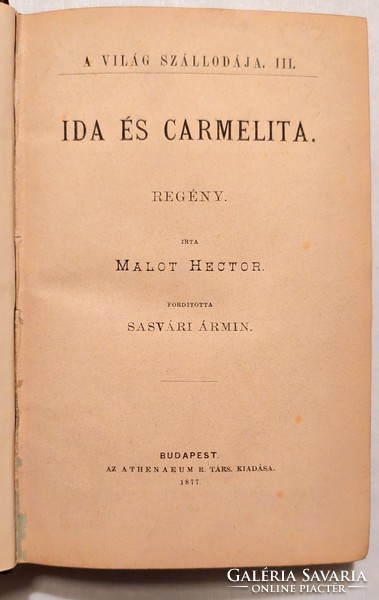 Malot hector: Ida and Carmelita. Novel.