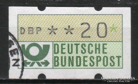 Autómata bélyegek 0011 (Német) Mi autómata 1  20 Pfg     1,50 Euró