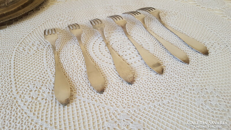 Wellner patent silver-plated forks 6 pcs.