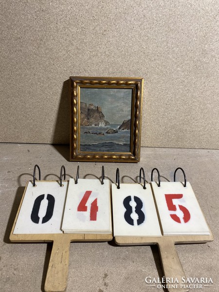 Richar Irma destménye, Raguza, olaj, vászon, 16 x 21 cm-es