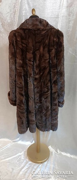 Luxury category 48/50/52 women's mink fur coat - extra lined