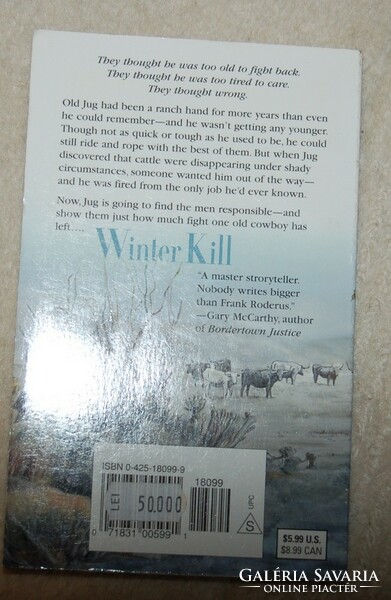 Winter Kill Frank Roderus / angol nyelvu konyv