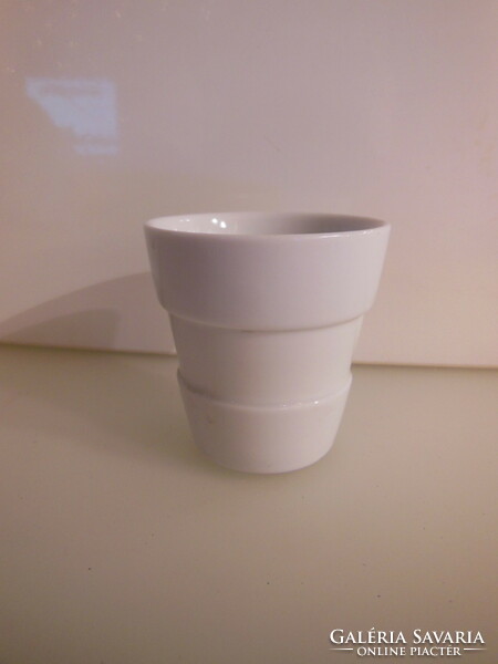 Kaspó - marked - 7 x 7 cm - porcelain - thick - perfect