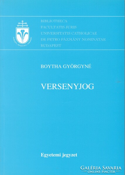 Boytha Györgyné - Versenyjog (2006)
