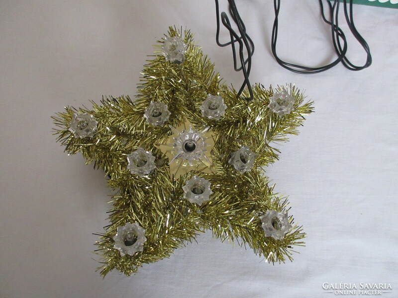 Old, golden star Christmas tree top decoration. Negotiable!