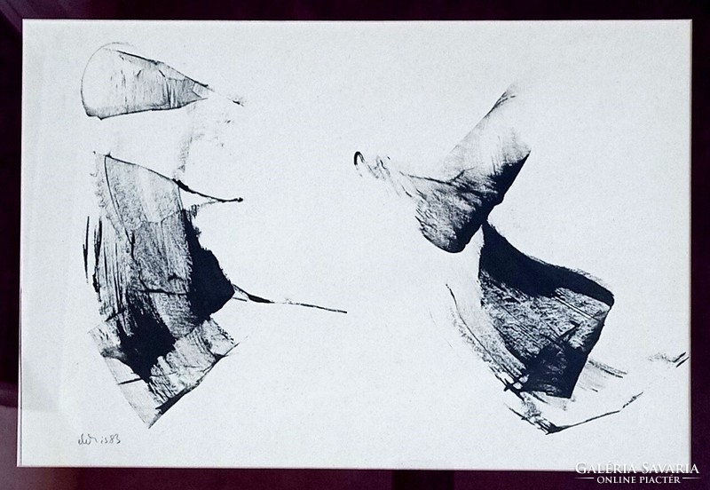Elek istván kada (1944-2011): gestures, ink, 1983
