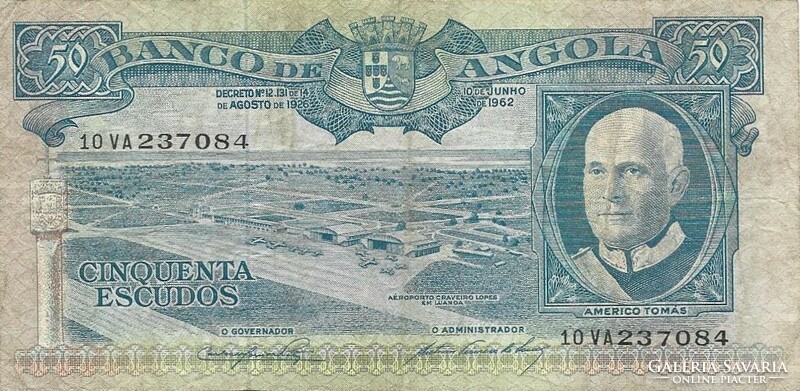 50 Escudos 1962 Angola 2.
