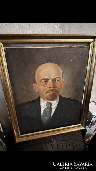 Lenin Festmény.