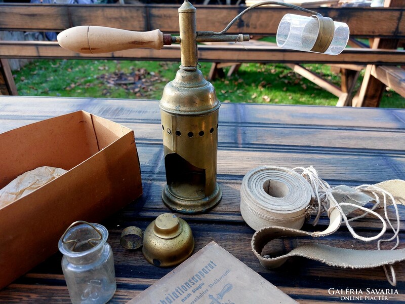 Antik orvosi eszköz inhalátor gyógyszerek inhalálásra fertőtlenítésre használták (134)