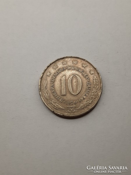 Jugoszlávia 10 dinár 1976