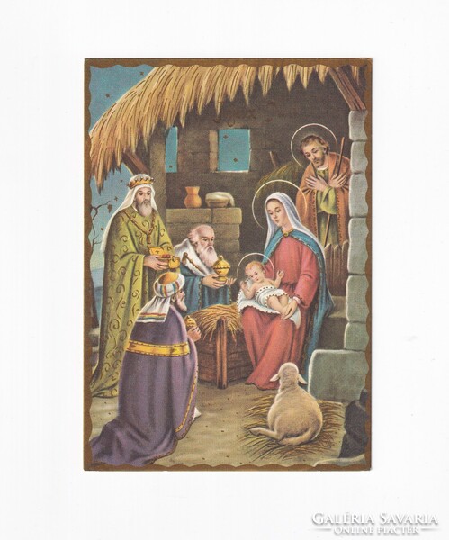 K:160 Karácsony képeslap vallásos
