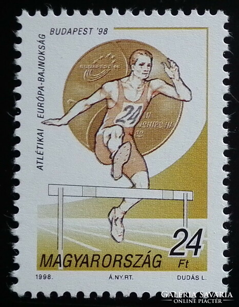 1998. European Athletics Championship (ii.) - Budapest stamp series ** (450ft)