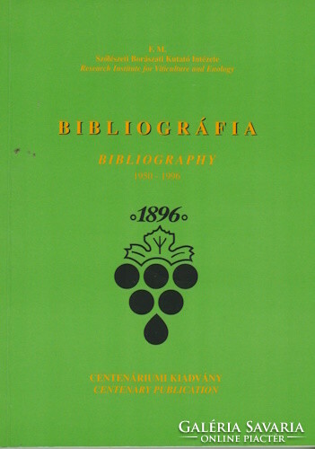 Mária Erdősi (ed.): Bibliography (bibliography 19501996)