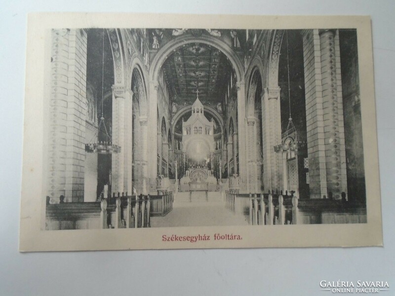 D199346 Pécs cathedral high altar 1910k postcard size print
