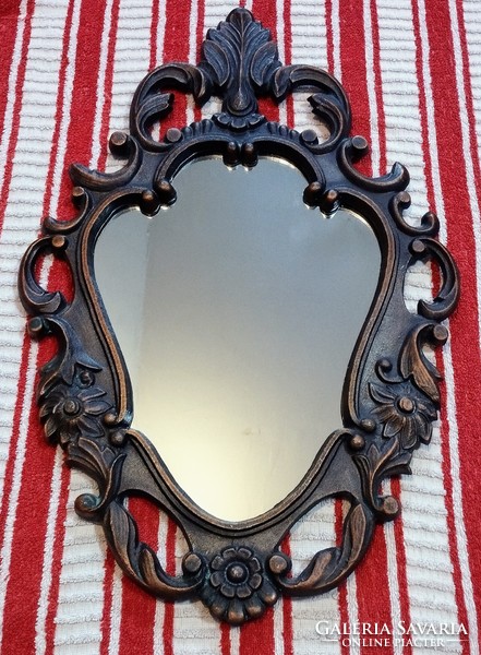 Bronze framed mirror