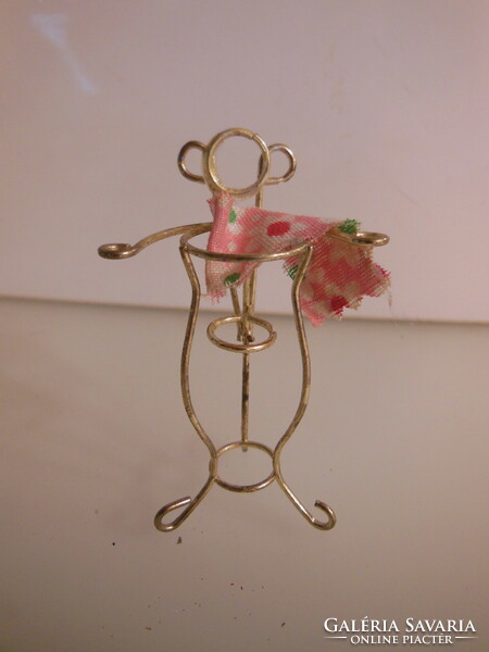 Miniature - copper - vanity stand - 7.5 x 4.5 cm - flawless