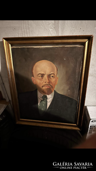 Lenin painting.