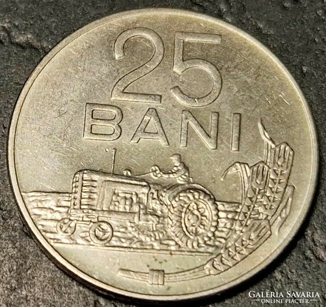Romania 25 bani, 1966