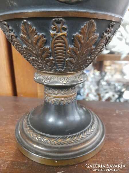 Alt wien johann maresch majolica terracotta faience Art Nouveau vase, carafe. 40 Cm