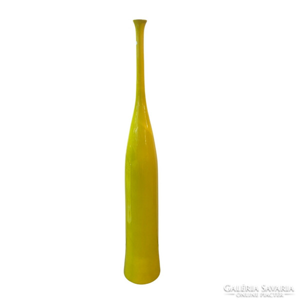 Design yellow plastic floor vase 100 cm m00656