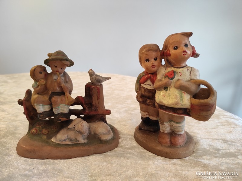 Hummel type Hungarian ceramic figurines hummel copies