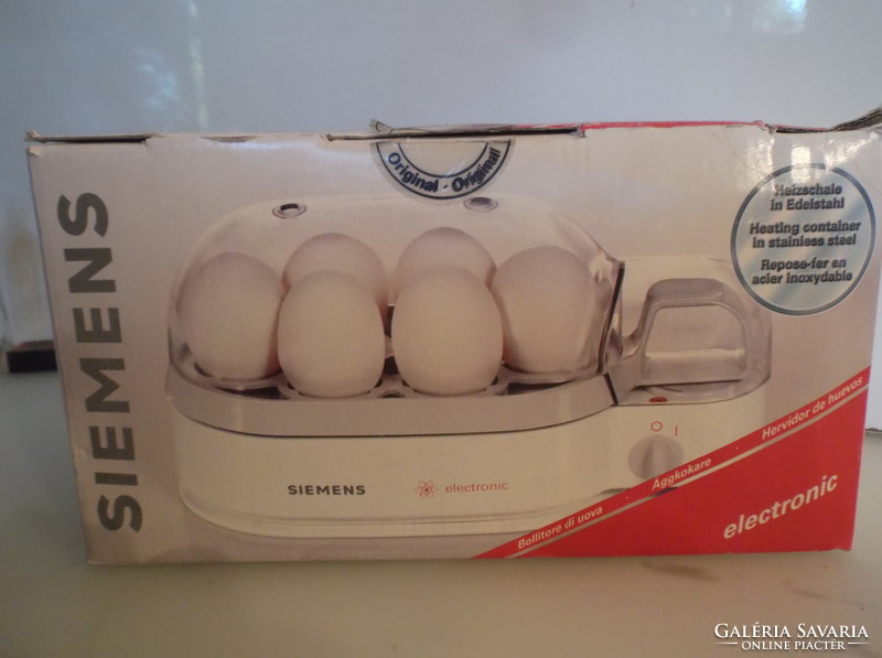 Egg cooker - siemens - new - in original box - 24 x 13 x 11 cm