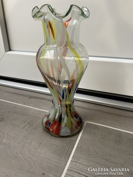 Beautiful color Murano? Bohemia? Czech vase? Frantisek zem? Glass vase collectors mid-century modern
