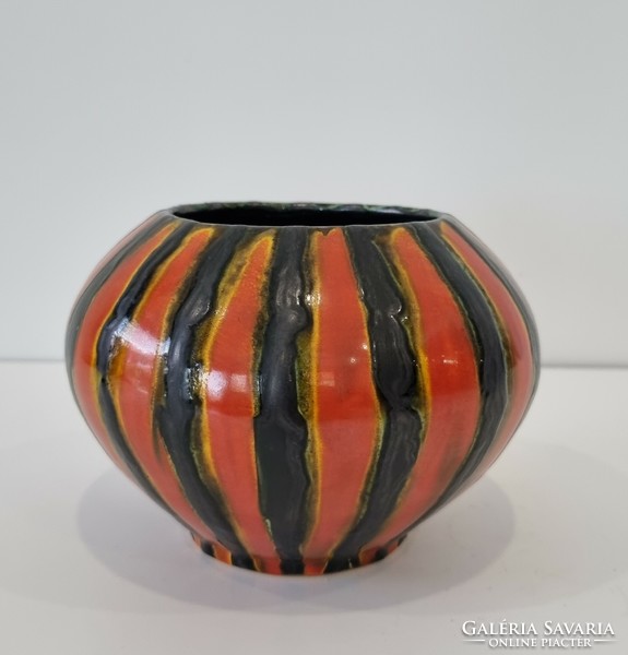 Bodrogkeresztúr ceramic vase, table decoration - '70s