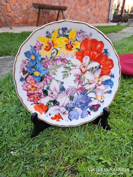 Royal Albert English floral rose decorative plate plate