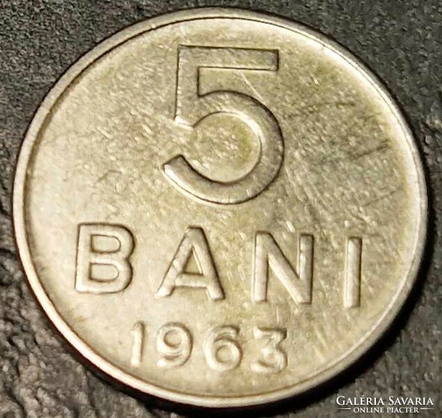 Romania 5 bani, 1963