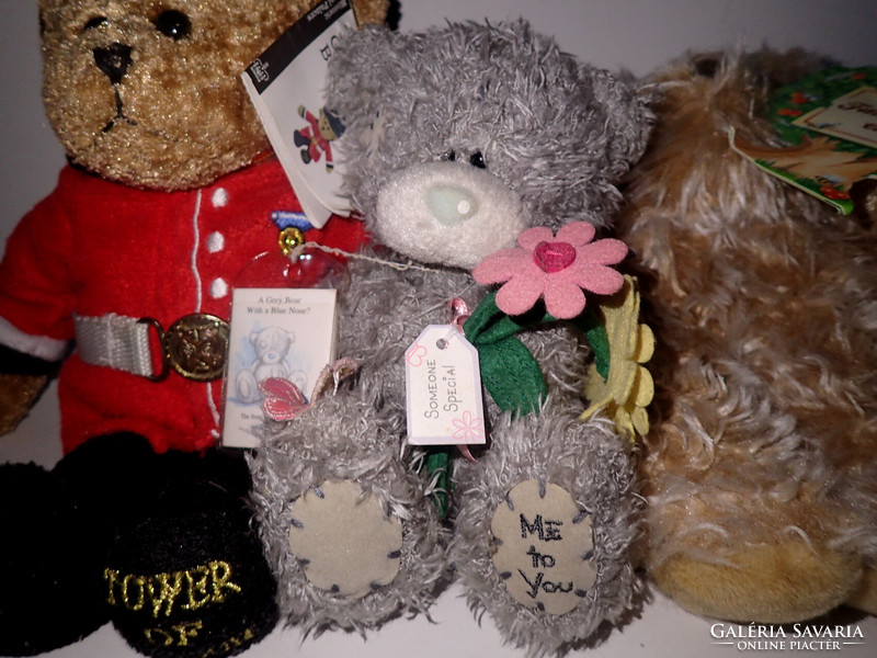 New 4 piece toy plush teddy bear package collection handmade Paddington Bear English Guardsman