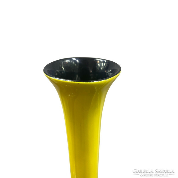 Design yellow plastic floor vase 100 cm m00656
