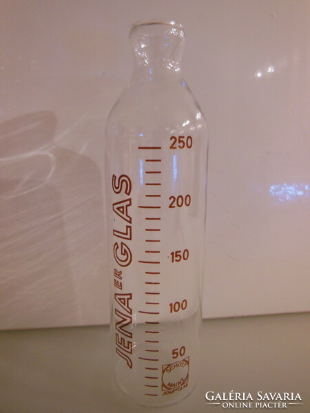 Baby bottle - old - Jena - 19 x 5 cm - beautiful - not scratched - perfect