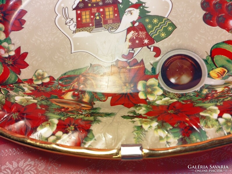 Santa's serving bowl, tray