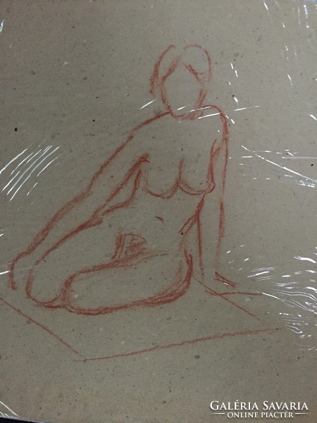 Modern nude representation without markings