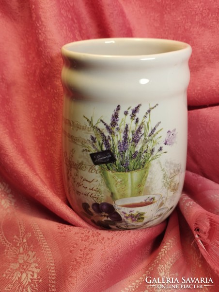 Lavender porcelain vase