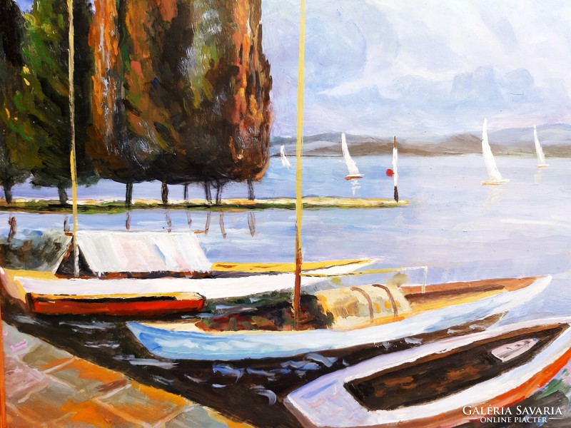 Unknown painter / Balaton sailing boats