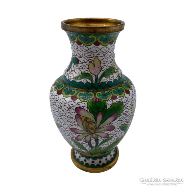Chinese enameled small vase m00479