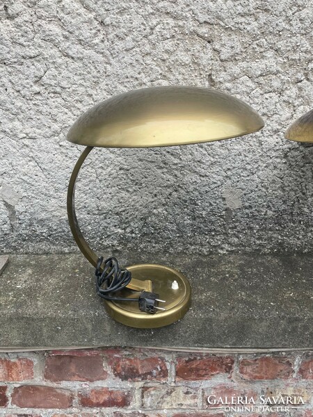 2 Christian dell / kaiser bauhaus table lamps